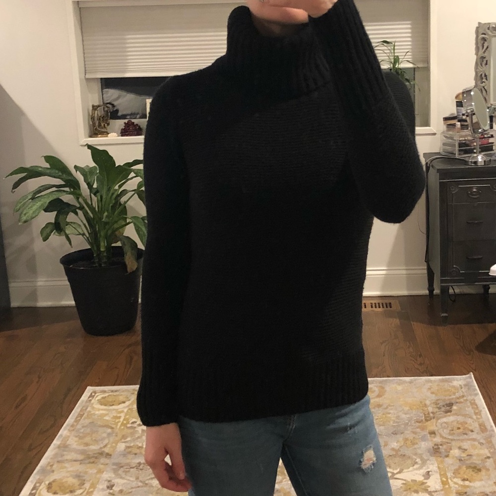 J Crew wool blend turtleneck.